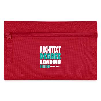 L’architecte invite à la formation - Trousse - rouge - Devant