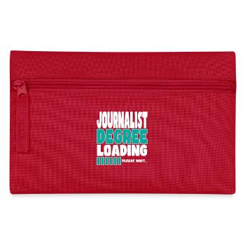 Un journaliste invite à la formation - Trousse - rouge - Devant