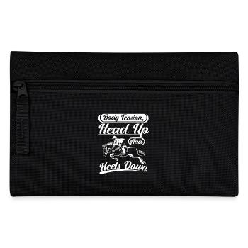 Body tension head up and heels down - Pencil Case - black - Front