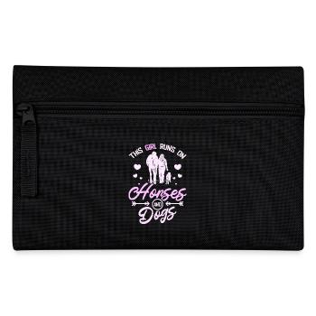 Cette fille court sur des chevaux et des chiens - Trousse - noir - Devant