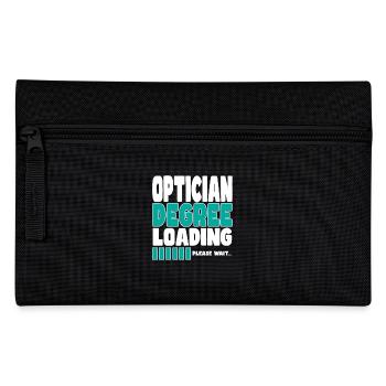 Optiker lädt Ausbildung - Federtasche - Schwarz - Vorne