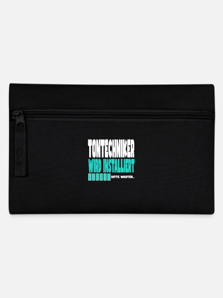 Tontechniker wird installiert - Federtasche - Schwarz