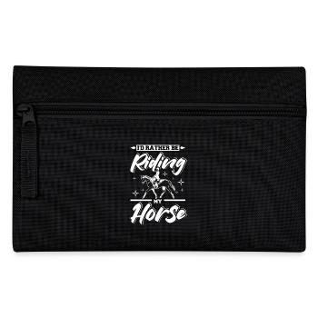 Je préfère monter à cheval - Trousse - noir - Devant