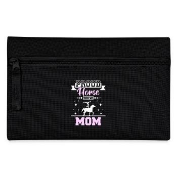 Fière maman de spectacle équestre - Trousse - noir - Devant