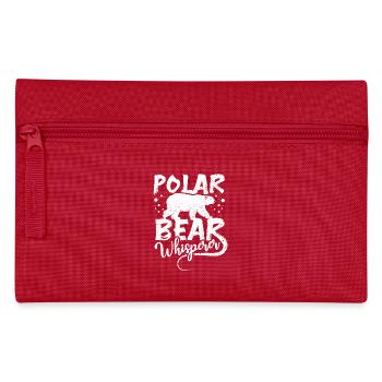 Polar bear whisperer - Federtasche - Rot - Vorne