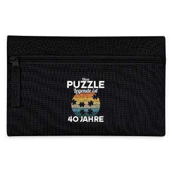Diese Puzzle Legende ist 40 Jahre 40 Geburtstag - Federtasche - Schwarz - Vorne
