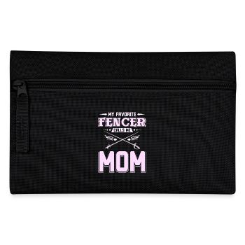 My favorite fencer calls me mom - Federtasche - Schwarz - Vorne