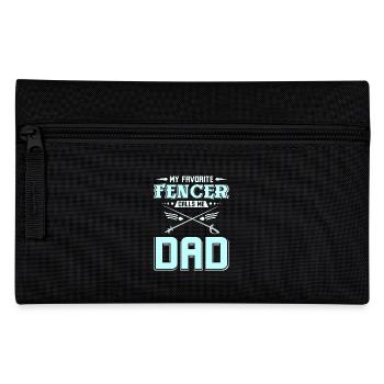 My favorite fencer calls me dad - Federtasche - Schwarz - Vorne