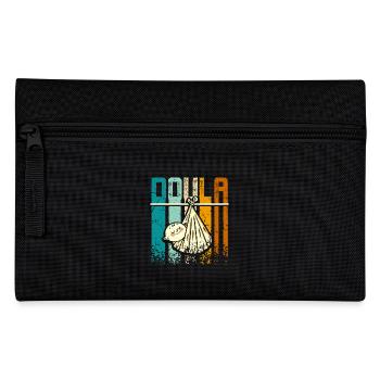 Retro Vintage Doula - Federtasche - Schwarz - Vorne
