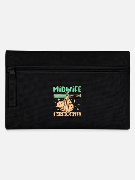 Midwife in progress - Federtasche - Schwarz