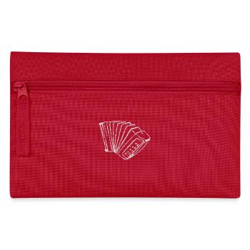 Musicien Accordéoniste - Trousse - rouge - Devant