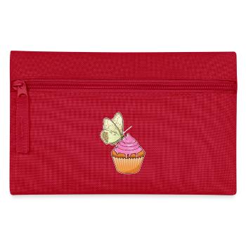 Schmetterling Muffin - Federtasche - Rot - Vorne
