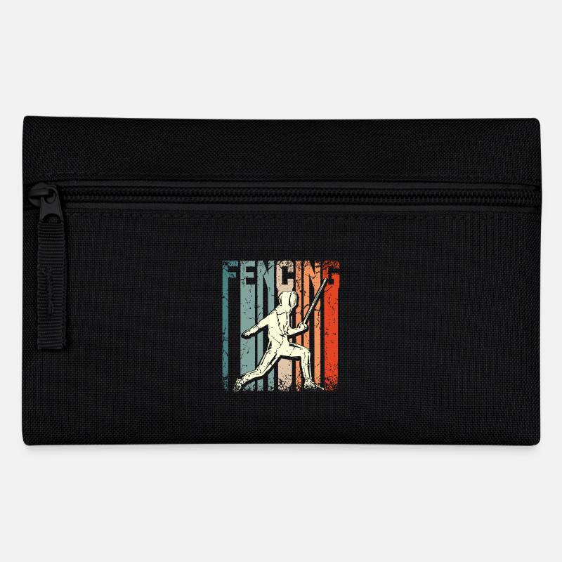 Escrime rétro vintage - Trousse - noir