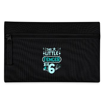 6ème anniversaire ce petit escrimeur a 6 ans - Trousse - noir - Devant