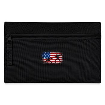 Usa American Flag Fencing 4 juillet - Trousse - noir - Devant