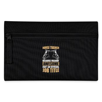 Titre officiel du poste d’entraîneur de chevaux - Trousse - noir - Devant