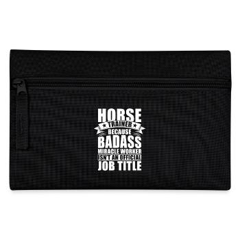 Titre officiel du poste d’entraîneur de chevaux - Trousse - noir - Devant