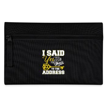 I said yes to the address - Pencil Case - black - Front