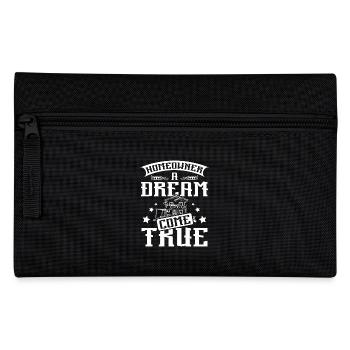 Homeowner a dream come true - Federtasche - Schwarz - Vorne