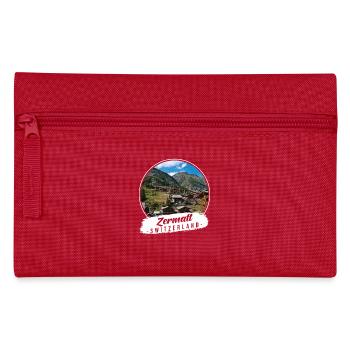 Zermatt Schweiz Souvenir - Federtasche - Rot - Vorne