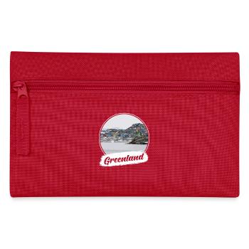 Grönland Souvenir - Federtasche - Rot - Vorne