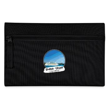 Britische Jungferninseln Souvenir - Federtasche - Schwarz - Vorne