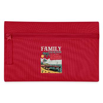Vacances en famille Faire des souvenirs ensemble - Trousse - rouge - Devant