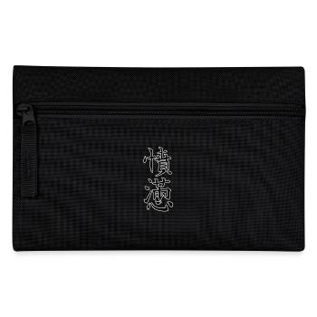 Japan KANJI Caliphraphy Japan Symbol Wut - Federtasche - Schwarz - Vorne