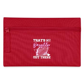 C’est ma fille là-bas les enfants de football - Trousse - rouge - Devant
