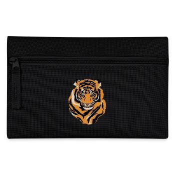 Tiger Gesicht Wild Life Kreatur Tier Tiger Lover - Federtasche - Schwarz - Vorne