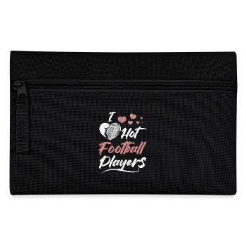I Joueurs de football chauds - Trousse - noir - Devant