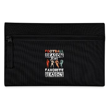La saison de football est ma saison préférée - Trousse - noir - Devant