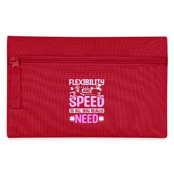 Flexibility and speed cheer girl - Pencil Case - red - Front