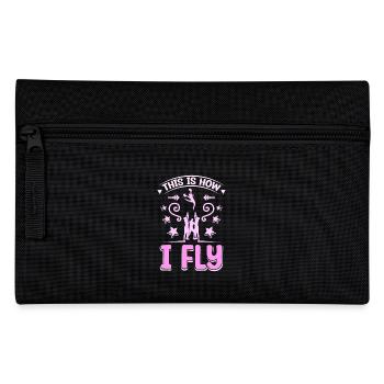 This is how I fly cheer girl - Pencil Case - black - Front