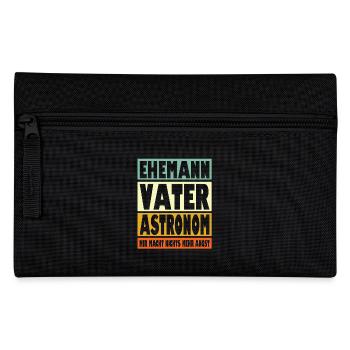Astronom Vater Ehemann Held - Federtasche - Schwarz - Vorne