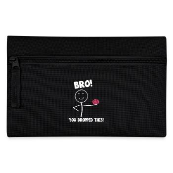 Cerveau de figure de bâton perdu - Trousse - noir - Devant