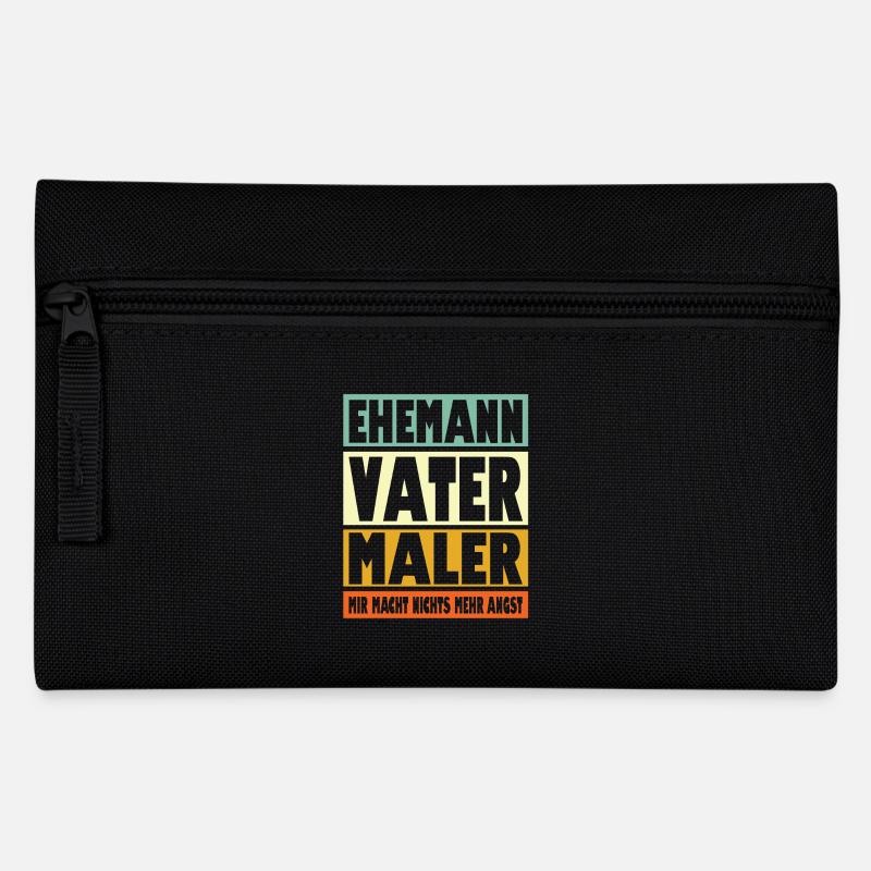 Maler Vater Ehemann Held - Federtasche - Schwarz