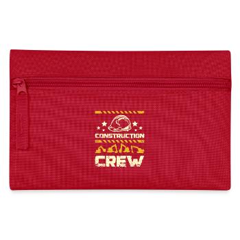 Construction crew - Pencil Case - red - Front