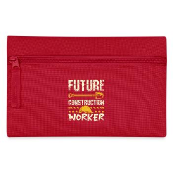 Futur ouvrier de la construction - Trousse - rouge - Devant