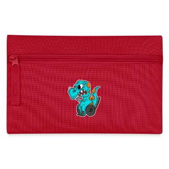 Alter Dinosaurier - Federtasche - Rot - Vorne