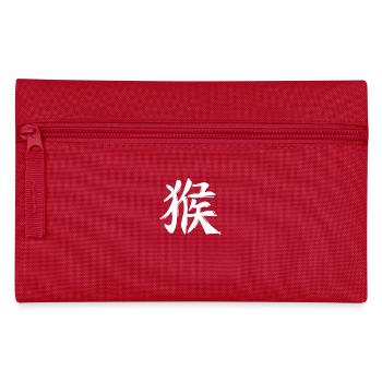 Affe Chinesisches Sternzeichen - Federtasche - Rot - Vorne