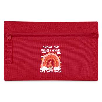 Gnome One Fights Alone Kidney Cancer - Pencil Case - red - Front