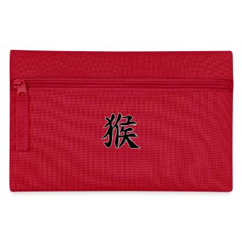 Affe Chinesisches Sternzeichen - Federtasche - Rot - Vorne