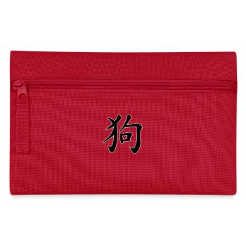 Hund Chinesisches Sternzeichen - Federtasche - Rot - Vorne