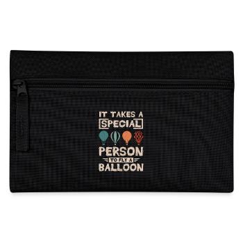 Il faut une personne spéciale pour piloter un ballon - Trousse - noir - Devant
