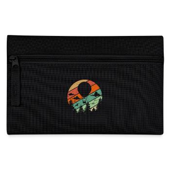 Montgolfière rétro vintage - Trousse - noir - Devant