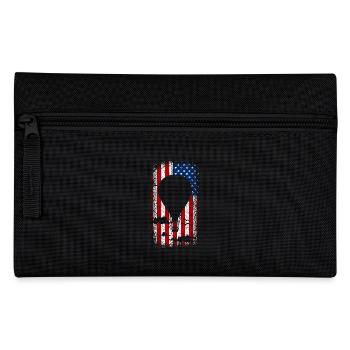 Usa drapeau américain montgolfière 4 juillet - Trousse - noir - Devant