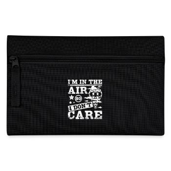 Je suis dans les airs donc je m’en fiche de la montgolfière - Trousse - noir - Devant