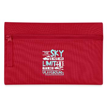 Le ciel n’est pas ma limite c’est mon ballon de terrain de jeu - Trousse - rouge - Devant