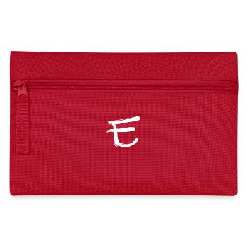 Lettre coréenne T - Trousse - rouge - Devant